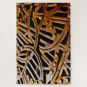 Puzzle Grille Rouillée (Vertical)