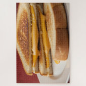 Puzzle Grilled Cheese Sandwich (Vertical)