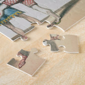 Puzzle Grimaldi et l'alpaga, dans la pantomime populaire (Côté)