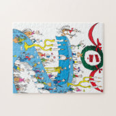 Puzzle Grinch classique | Joyeux Joyeux Fête (Horizontal)