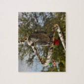 Puzzle Gris africain du Congo sur une oscillation (Vertical)