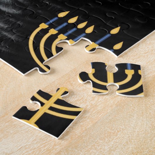 Puzzle Gris africain Hanoukka du Congo (Côté)