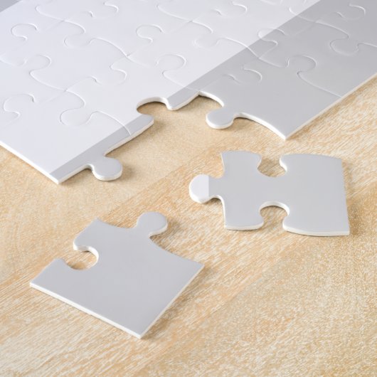 Puzzle Gris clair et blanc (Côté)