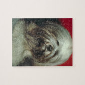 Puzzle gris de chien de Lhasa Apso (Horizontal)