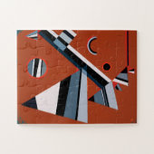 Puzzle Gris de Kandinsky Peinture Abstraite Art moderne (Horizontal)