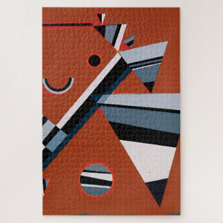 Puzzle Gris de Kandinsky Peinture Abstraite Art moderne