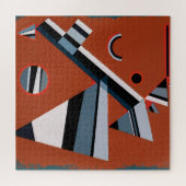 Puzzle Gris de Kandinsky Peinture Abstraite Art moderne (Horizontal)