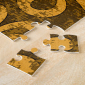 Puzzle Gris floral, texture transparente haute résolution (Côté)