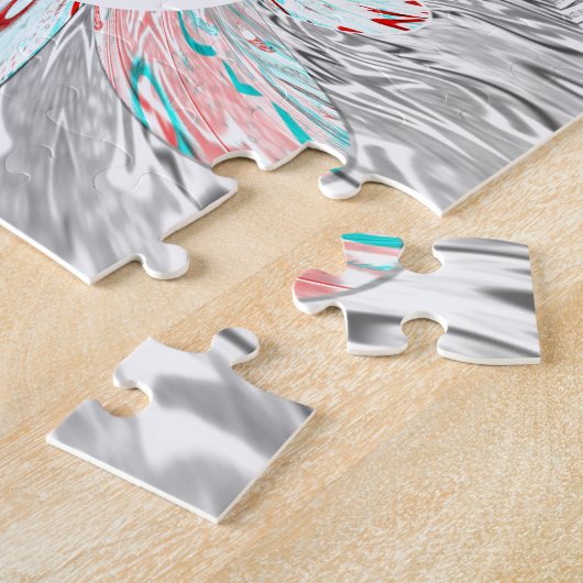 Puzzle Gris Kaleidoscope Art (Côté)