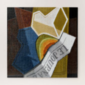 Puzzle Gris - tranche de melon, peinture cubiste (Horizontal)