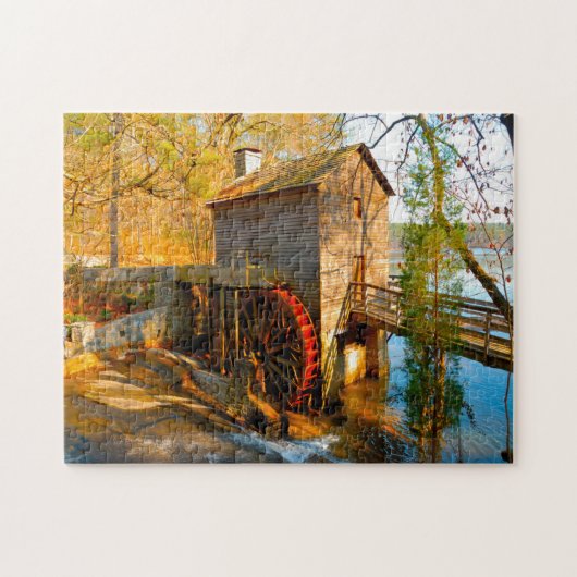 Puzzle Grist Mill Georgia. (Horizontal)