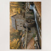 Puzzle Grist Mill in Autumn (Vertical)