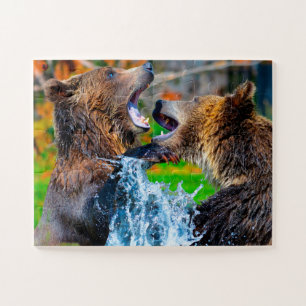 Puzzle Grizzly Bear Wyoming