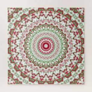 Puzzle Groovy Funky Tie Dye Noël Boho Hippie Mandala