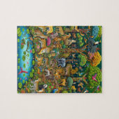 Puzzle Gros et colossal animaux sauvages détaillés dans l (Horizontal)