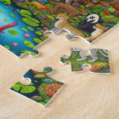 Puzzle Gros et colossal animaux sauvages détaillés dans l (Côté)