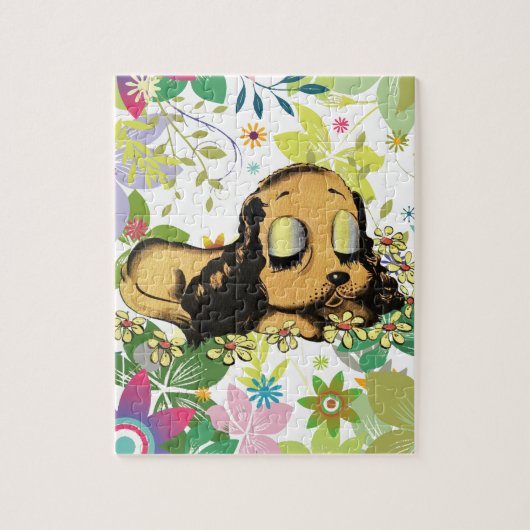 Puzzle gros oeil dormir Chien Chien Chien Chien Chien Chi (Vertical)