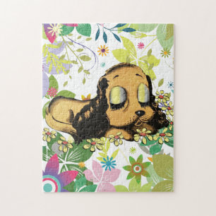 Puzzle gros oeil dormir Chien Chien Chien Chien Chien Chi