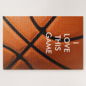 Puzzle Gros plan de basket - Art sportif populaire (Horizontal)