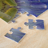 Puzzle Gros plan de fleur de la passion couverte de rosée (Côté)