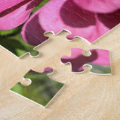 Puzzle Gros plan de la fleur Fuchsia Zinnia (Côté)
