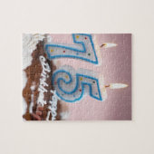 Puzzle gros plan d'un gâteau d'anniversaire 2 (Horizontal)