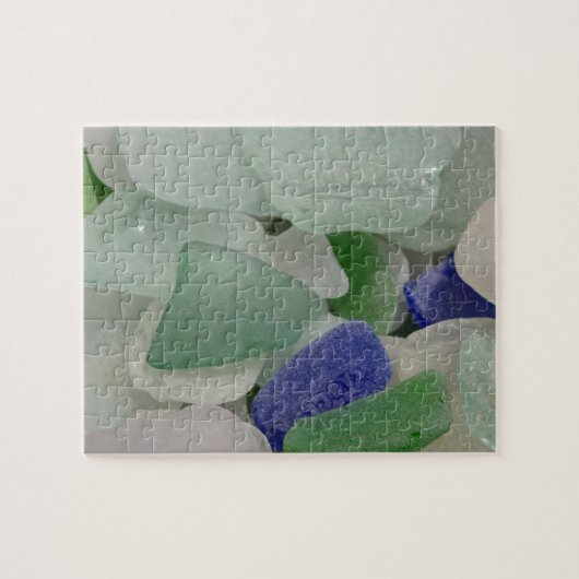 Puzzle Gros plan sur du verre de plage, Alaska (Horizontal)