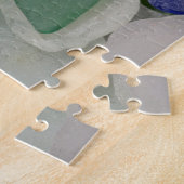 Puzzle Gros plan sur du verre de plage, Alaska (Côté)