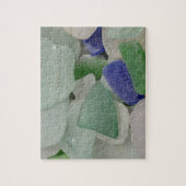 Puzzle Gros plan sur du verre de plage, Alaska (Vertical)