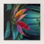 Puzzle Gros plan sur le plante dans la forêt (Horizontal)