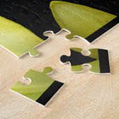 Puzzle Gros plan sur un lys jaune (Côté)