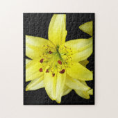 Puzzle Gros plan sur un lys jaune (Vertical)