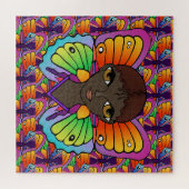 Puzzle Gros yeux et papillons (Horizontal)