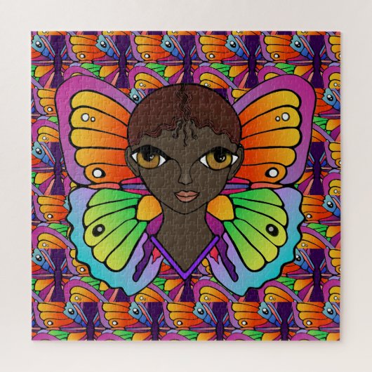 Puzzle Gros yeux et papillons (Vertical)