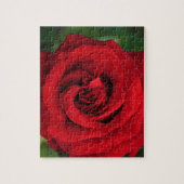 Puzzle Grosse Rose simple presque (Vertical)