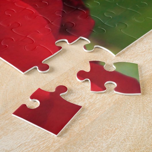 Puzzle Grosse Rose simple presque (Côté)