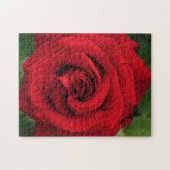 Puzzle Grosse Rose simple presque (Horizontal)