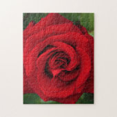 Puzzle Grosse Rose simple presque (Vertical)