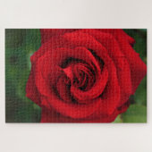 Puzzle Grosse Rose simple presque (Horizontal)