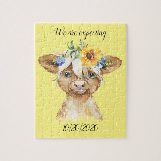 Puzzle Grossesse bébé Annouement (Vertical)