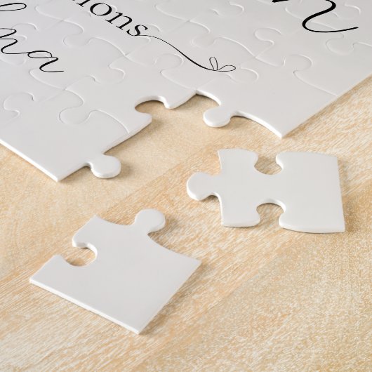 Puzzle Grossesse mignonne Faire-part Petit Citrouille Puz (Côté)