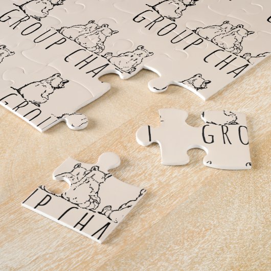 Puzzle Group Chat Cute Bears Pattern (Côté)