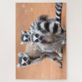 Puzzle Groupe de lémuriens à cordon (Vertical)