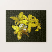 Puzzle Groupe de Lys jaunes (Horizontal)