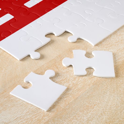 Puzzle Groupe sanguin B Kanji japonais (Côté)