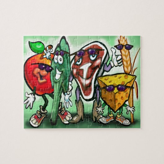 Puzzle Groupes alimentaires (Horizontal)