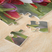 Puzzle Groupes de tulipes colorées (Côté)