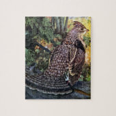 Puzzle Grouse de Ruffed dans la forêt (Vertical)