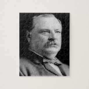 Puzzle Grover Cleveland 22e président de l'Amérique.