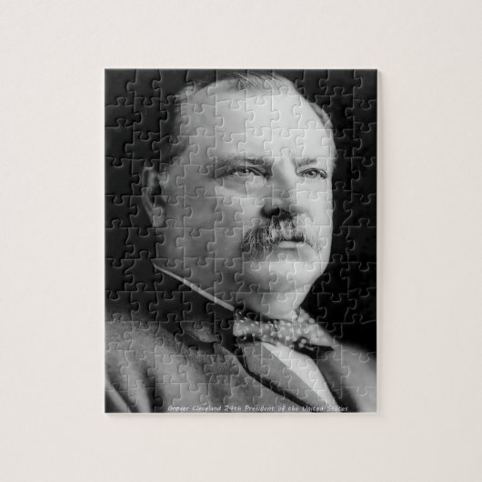Puzzle Grover Cleveland 22e président de l'Amérique. (Vertical)